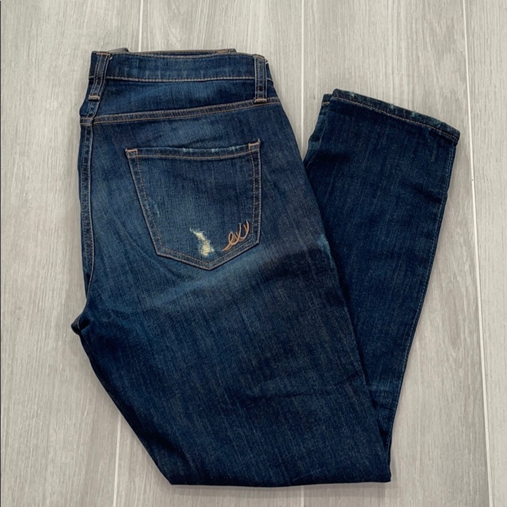 Express Cropped Girlfriend Jean